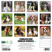 Load image into Gallery viewer, Willow Creek Cavalier King Charles Spaniels 2026 12&quot; x 12&quot; Wall Calendar

