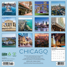 Load image into Gallery viewer, Willow Creek Chicago 2026 12&quot; x 12&quot; Wall Calendar
