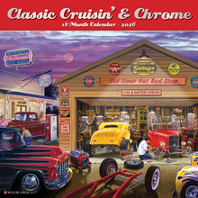 Load image into Gallery viewer, Willow Creek Classic Cruisin&#39; &amp; Chrome 2026 12&quot; x 12&quot; Wall Calendar
