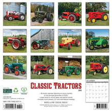 Load image into Gallery viewer, Willow Creek Classic Tractors 2026 12&quot; x 12&quot; Wall Calendar
