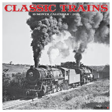 Load image into Gallery viewer, Willow Creek Classic Trains 2026 12&quot; x 12&quot; Wall Calendar
