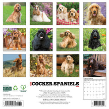 Load image into Gallery viewer, Willow Creek Cocker Spaniels 2026 12&quot; x 12&quot; Wall Calendar

