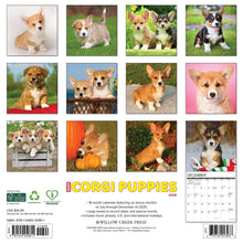 Load image into Gallery viewer, Willow Creek Corgi Puppies 2026 12&quot; x 12&quot; Wall Calendar
