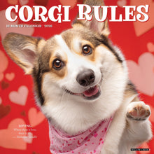 Load image into Gallery viewer, Willow Creek Corgi Rules 2026 12&quot; x 12&quot; Wall Calendar
