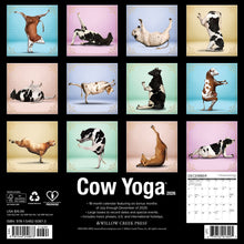 Load image into Gallery viewer, Willow Creek Cow Yoga 2026 12&quot; x 12&quot; Wall Calendar
