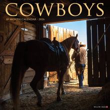 Load image into Gallery viewer, Willow Creek Cowboys 2026 12&quot; x 12&quot; Wall Calendar
