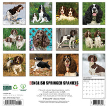 Load image into Gallery viewer, Willow Creek English Springer Spaniels 2026 12&quot; x 12&quot; Wall Calendar
