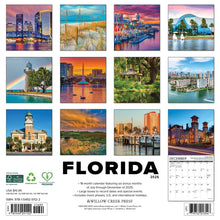 Load image into Gallery viewer, Willow Creek Florida 2026 12&quot; x 12&quot; Wall Calendar

