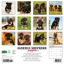 Load image into Gallery viewer, Willow Creek German Shepherd Puppies 2026 12&quot; x 12&quot; Wall Calendar

