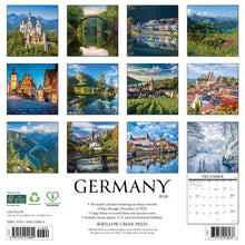 Load image into Gallery viewer, Willow Creek Germany 2026 12&quot; x 12&quot; Wall Calendar
