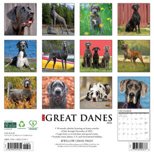 Load image into Gallery viewer, Willow Creek Great Danes 2026 12&quot; x 12&quot; Wall Calendar
