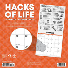 Load image into Gallery viewer, Willow Creek Hacks of Life 2026 12&quot; x 12&quot; Wall Calendar
