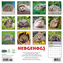 Load image into Gallery viewer, Willow Creek Hedgehogs 2026 12&quot; x 12&quot; Wall Calendar
