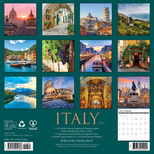 Load image into Gallery viewer, Willow Creek Italy 2026 12&quot; x 12&quot; Wall Calendar
