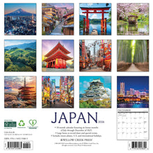 Load image into Gallery viewer, Willow Creek Japan 2026 12&quot; x 12&quot; Wall Calendar

