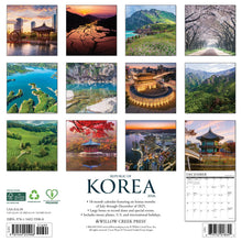 Load image into Gallery viewer, Willow Creek Korea (Republic of) 2026 12&quot; x 12&quot; Wall Calendar
