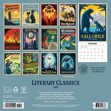 Load image into Gallery viewer, Willow Creek Literary Classics 2026 12&quot; x 12&quot; Wall Calendar
