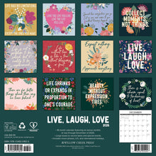 Load image into Gallery viewer, Willow Creek Live, Laugh, Love 2026 12&quot; x 12&quot; Wall Calendar
