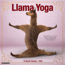 Load image into Gallery viewer, Willow Creek Llama Yoga 2026 12&quot; x 12&quot; Wall Calendar
