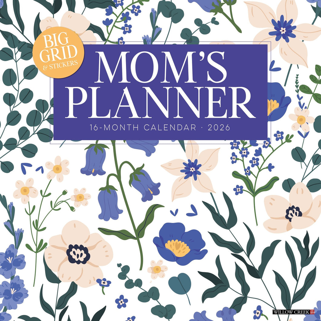 Willow Creek Mom's Planner Calendar 2026 12