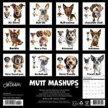 Load image into Gallery viewer, Willow Creek Mutt Mashups 2026 12&quot; x 12&quot; Wall Calendar
