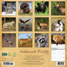 Load image into Gallery viewer, Willow Creek Northwoods Wildlife 2026 12&quot; x 12&quot; Wall Calendar
