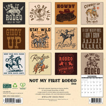 Load image into Gallery viewer, Willow Creek Not My First Rodeo 2026 12&quot; x 12&quot; Wall Calendar
