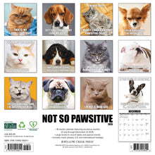 Load image into Gallery viewer, Willow Creek Not So Pawsitive 2026 12&quot; x 12&quot; Wall Calendar
