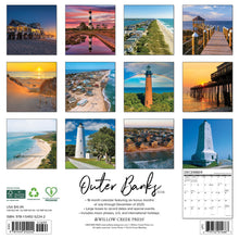 Load image into Gallery viewer, Willow Creek Outer Banks 2026 12&quot; x 12&quot; Wall Calendar
