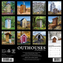 Load image into Gallery viewer, Willow Creek Outhouses 2026 12&quot; x 12&quot; Wall Calendar
