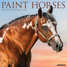 Load image into Gallery viewer, Willow Creek Paint Horses 2026 12&quot; x 12&quot; Wall Calendar
