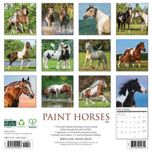 Load image into Gallery viewer, Willow Creek Paint Horses 2026 12&quot; x 12&quot; Wall Calendar
