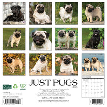 Load image into Gallery viewer, Willow Creek Pugs 2026 12&quot; x 12&quot; Wall Calendar
