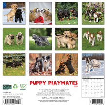 Load image into Gallery viewer, Willow Creek Puppy Playmates 2026 12&quot; x 12&quot; Wall Calendar
