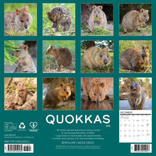 Load image into Gallery viewer, Willow Creek Quokkas 2026 12&quot; x 12&quot; Wall Calendar
