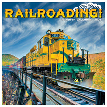 Load image into Gallery viewer, Willow Creek Railroading 2026 12&quot; x 12&quot; Wall Calendar
