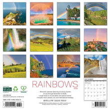 Load image into Gallery viewer, Willow Creek Rainbows 2026 12&quot; x 12&quot; Wall Calendar
