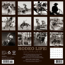 Load image into Gallery viewer, Willow Creek Rodeo Life 2026 12&quot; x 12&quot; Wall Calendar
