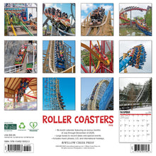 Load image into Gallery viewer, Willow Creek Roller Coasters 2026 12&quot; x 12&quot; Wall Calendar
