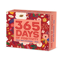Load image into Gallery viewer, Willow Creek 365 Days of Positivity 2026 6.2&quot; x 5.4&quot; Box Calendar
