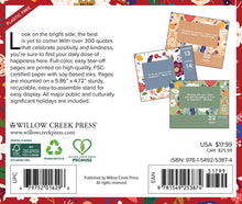 Load image into Gallery viewer, Willow Creek 365 Days of Positivity 2026 6.2&quot; x 5.4&quot; Box Calendar
