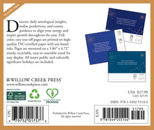 Load image into Gallery viewer, Willow Creek Astrology 2026 6.2&quot; x 5.4&quot; Box Calendar
