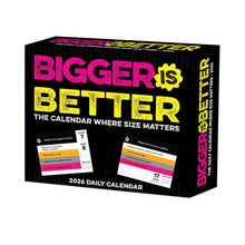 Load image into Gallery viewer, Willow Creek Bigger is Better 2026 6.2&quot; x 5.4&quot; Box Calendar
