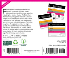 Load image into Gallery viewer, Willow Creek Bigger is Better 2026 6.2&quot; x 5.4&quot; Box Calendar
