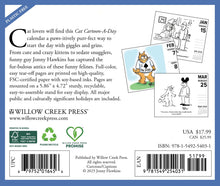 Load image into Gallery viewer, Willow Creek Cat Cartoon-A-Day by Jonny Hawkins 2026 6.2&quot; x 5.4&quot; Box Calendar
