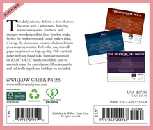 Load image into Gallery viewer, Willow Creek Cover to Cover 2026 6.2&quot; x 5.4&quot; Box Calendar
