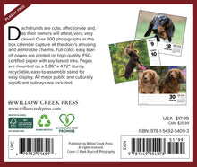 Load image into Gallery viewer, Willow Creek Dachshunds 2026 6.2&quot; x 5.4&quot; Box Calendar
