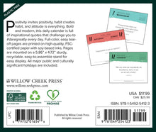 Load image into Gallery viewer, Willow Creek Dare Greatly 2026 6.2&quot; x 5.4&quot; Box Calendar
