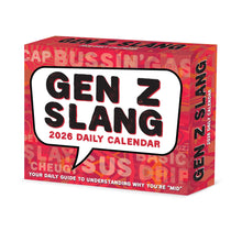 Load image into Gallery viewer, Willow Creek Gen Z Slang 2026 6.2&quot; x 5.4&quot; Box Calendar
