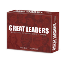 Load image into Gallery viewer, Willow Creek Great Leaders, Greatest Quotes 2026 6.2&quot; x 5.4&quot; Box Calendar
